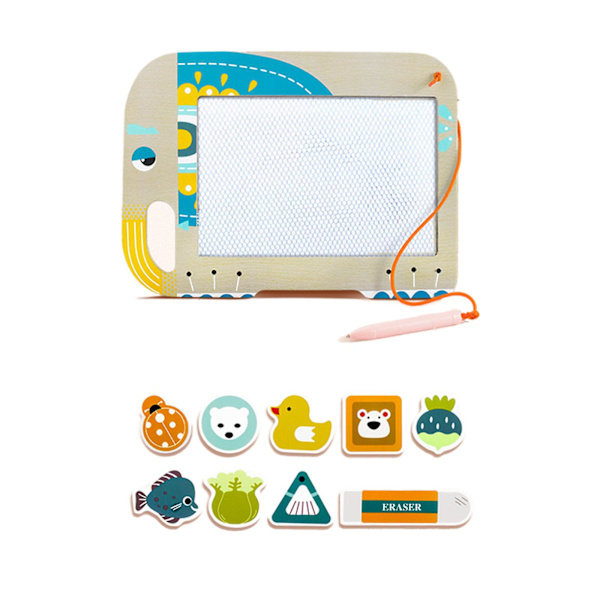 Puumagneettinen Art Brain Training Graffiti Draw Board set Like a baby