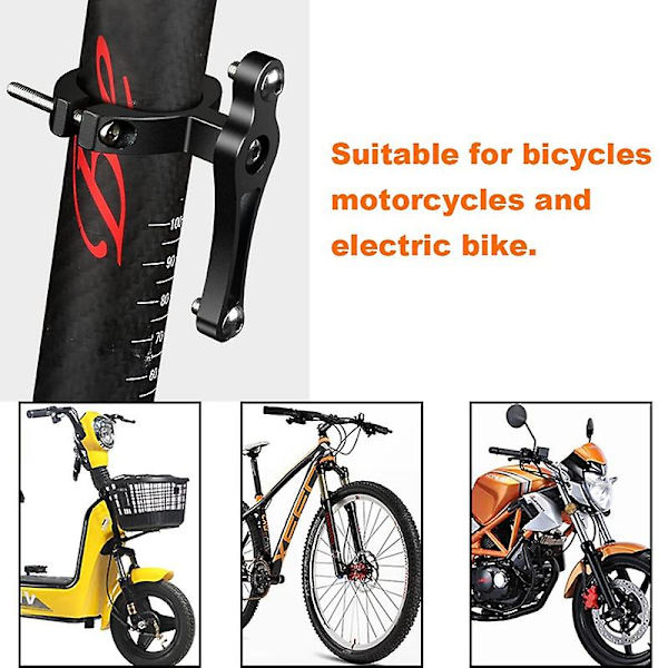 Cykel Aluminiumslegering Flaskebur Konvertering Sæde Mountain Bike Vandkopholder Fast Justerbar Flaskebur Ride Udstyr| | SPT10417RD