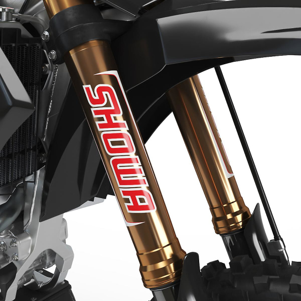 Reflekterande Motocross Motorcykeldekal Gaffel Kyb Wp Suspension Showa Dekaler För Yamaha Honda Suzuki Ktm Kawasaki Benelli| | WP SUSPENSION