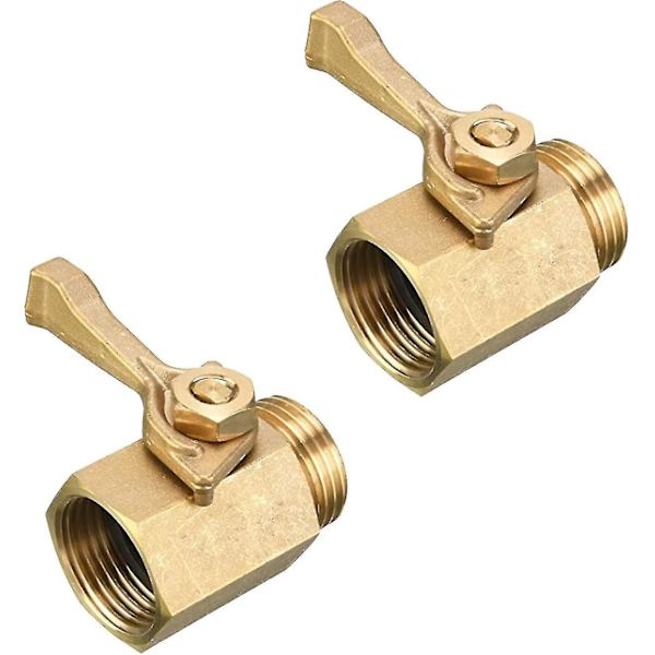 Trädgårdsslangavstängningsventil, 2-pack