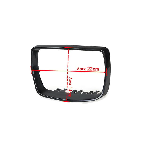 for - E53 X5 2000 2001 2002 2003 2004 2005 2006 Høyre Side Bak Speildekselhette 51168256322 + 51168254904 Black