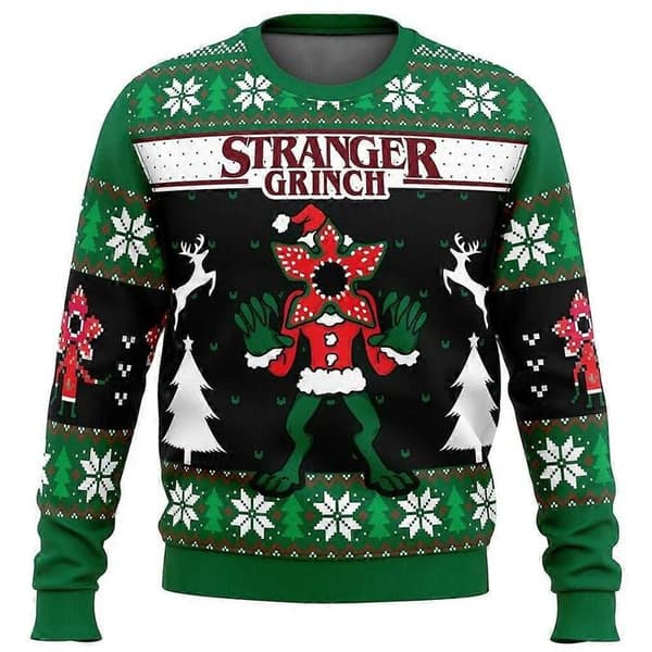 Stranger Things Ful Jultröja Present Tomte Pullover Herr 3d Sweatshirt Och Topp Höst Och Vinter EL1497 L