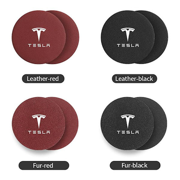 Bil Vannkopp Flaskeholder Anti-Slip Pad For Tesla Model 3 Y S X 2021 Roadster Cybertruck Juguete| |