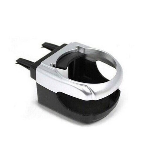 Automukinpidike Universal Auton juomakiinnitysteline Auton ilmanpoistoaukko Mukitelineteline Autotuote Autotarvikkeet - Juomatelineet Silver and Black