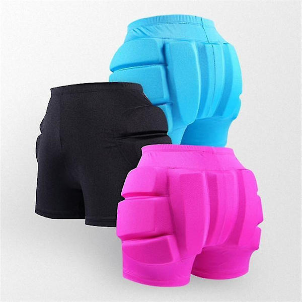 Konståkning Höftskydd Pad Sport Säkerhetsskydd Shorts Blue S