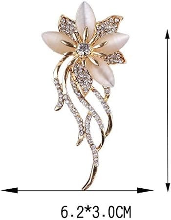 Dame Blomst Blomster Brudebukett Brosjer Pin
