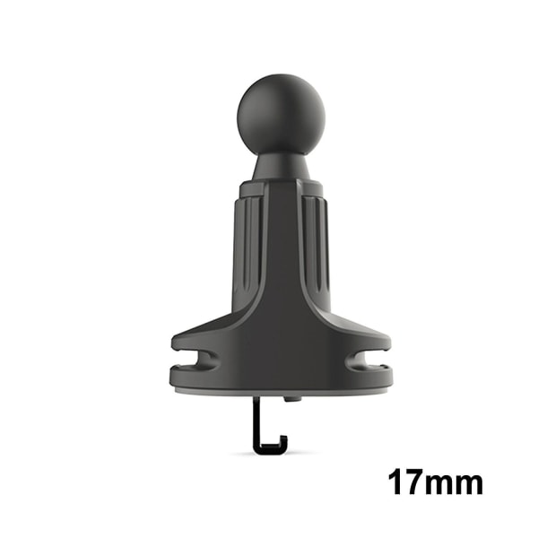 Car Air Vent Mount Clip Adapter Universal 13mm 15mm 17mm Ball Head Base Telefonholder Billader Forlengelsesstøttebrakett - Drikkeholdere 17mm