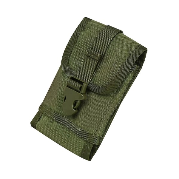 Camouflage Smartphone-väska Edc Case Molle Gadget Bag Molle Attachment Bälteshållare Midjeväska för Cs Game Outdoor Camping (grön stil)