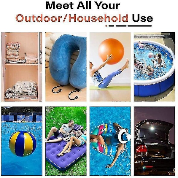 Giga Pump 2.0 Mini Air Pump för Madrassmatta Camping Outdoor Portable Electric I