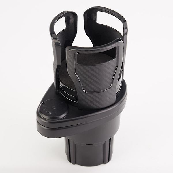 Ny bil Mugghållare Expander Adapter Fordonsmonterad Auto Vattenkopp Dryckshållare 360 ​​grader Roterande Bil Dubbla Muggfäste Justerbar| | Black upgrade