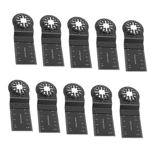 Oscillerende savklinger 10 stk Multiværktøjsklinger med Starlock-interface 34mm 40mm Skæredybde