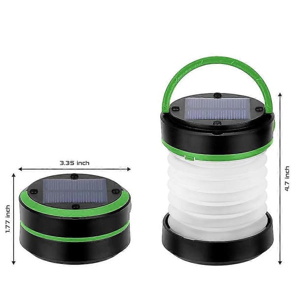 Campinglanterne, oppladbart LED-campinglys, USB-drevet sammenleggbart teltlys med førstehjelpsfløyte, campinglykt