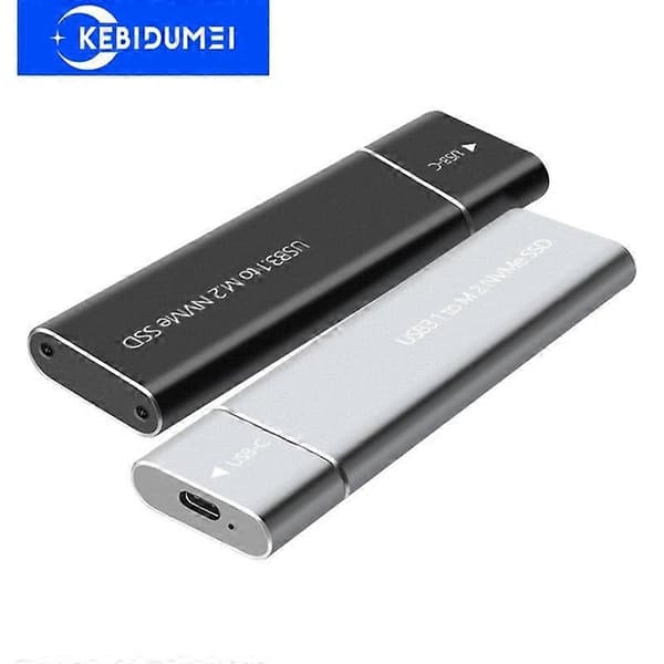 M.2 NVME SSD hårddiskfodral Typ-C 3.1 aluminiumlegering mobil hårddiskbox externt hårddiskfodral 10 Gbps adapter M-nyckel HD-lagringsbox för bärbar dator PC