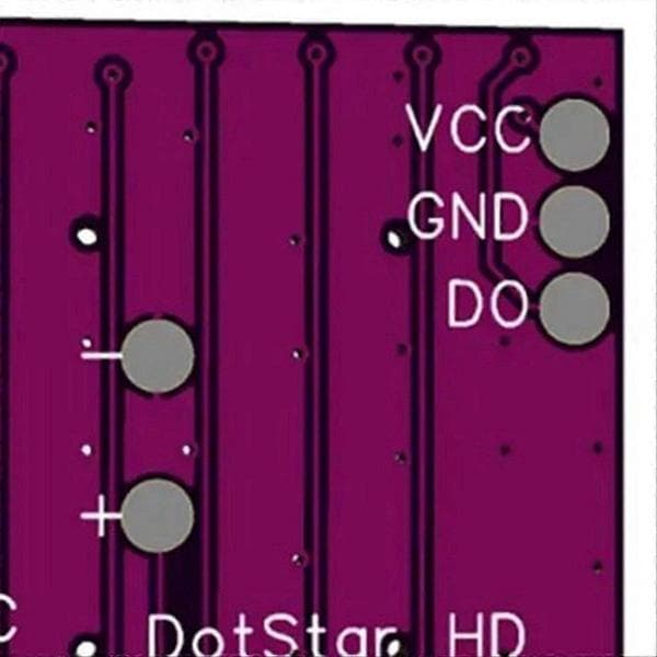 Dotstar High Density 8X 8, 64 Bit Rgb Led Pixel Skærm