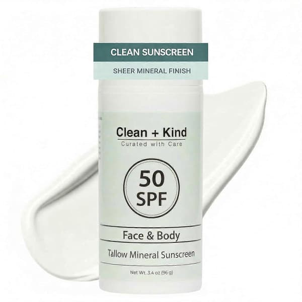 Talg Solcreme SPF50+ Vandtæt Høj Beskyttelse Ansigtscreme 96g
