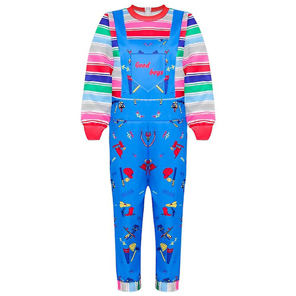 Halloween Child's Play Doll Chucky Cosplay -haalaripuku 2-16-vuotiaille lapsille 14-16 Years