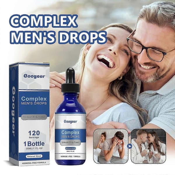 30 ml dråper for menn, superpotent versjon for sterke menn 2Pcs