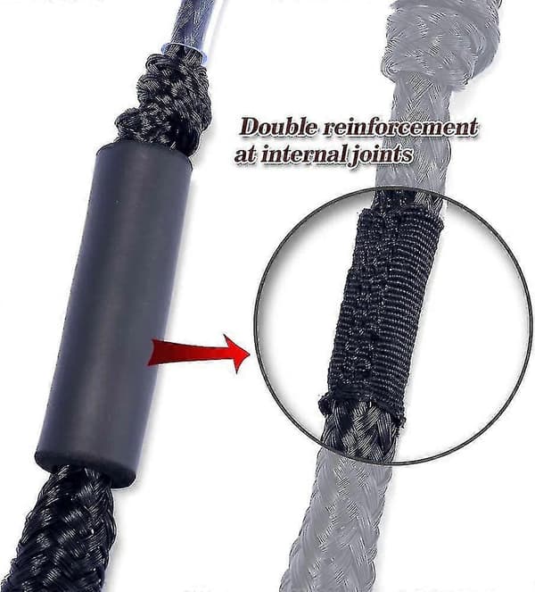 Bungee Dock Line Förtöjningsrep för Båtar Dock-lina Bungee-dock-linor Bungee-snören Kajak Båtankartillbehör Sträck 2-pack