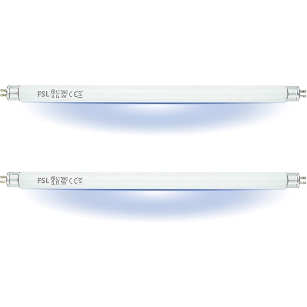 2-pack Fsl Bl T8 F15w Fly Killer-ersättningslampor - 17-tums UV-rör för 15/30 W Fly Insect Killer / Bug Zapper