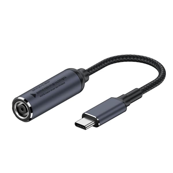 100w Type-c til Dc5.5x2.1mm strømkabel Usb C til 5.5x2.5mm 2.5x0.7mm