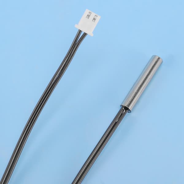 NTC 10K Ohm Vanntett Digital Termisk Temperatursensor Probe 1m BlackSilver