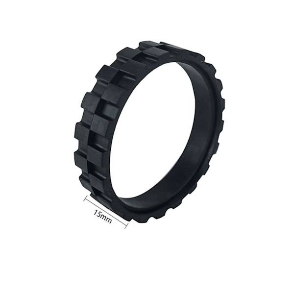 6 stk til Roborock S5/t6/t7 tilbehør Xiaomi Walking Wheel Tire Skin black