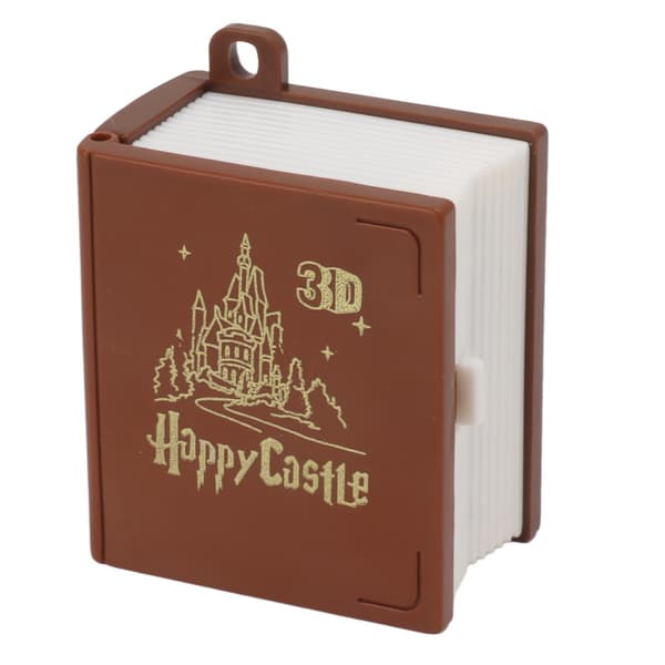 Dinosaur Folding 3d Stereo Book Keychain Mini Foldable 3d Book Key Ring For Decorating