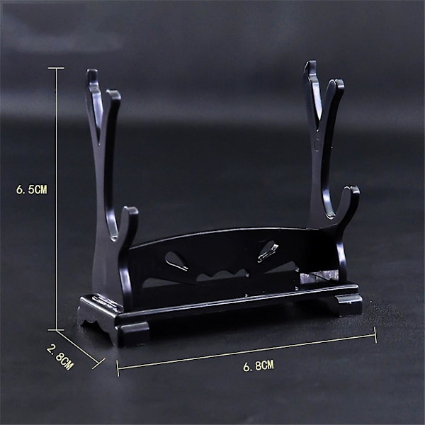 Svart skjermstativ Akryl Oppbevaringsorganer Bracketstativ for Harry Potter Dumbledore Hermoine Wand 1 stk Creative 9cm