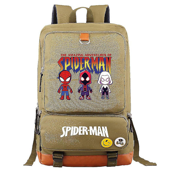 Spiderman bokväskor för pojkar, flickor, tonåringar och män - skola, bärbar dator, reseryggsäck för barn, kvinnor, studenter 2