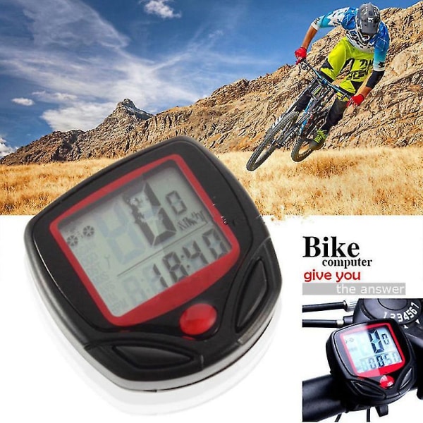 Vandtæt Cykel Cykel Cykel LCD Display Digital Computer Speedometer Cykling Shytmv