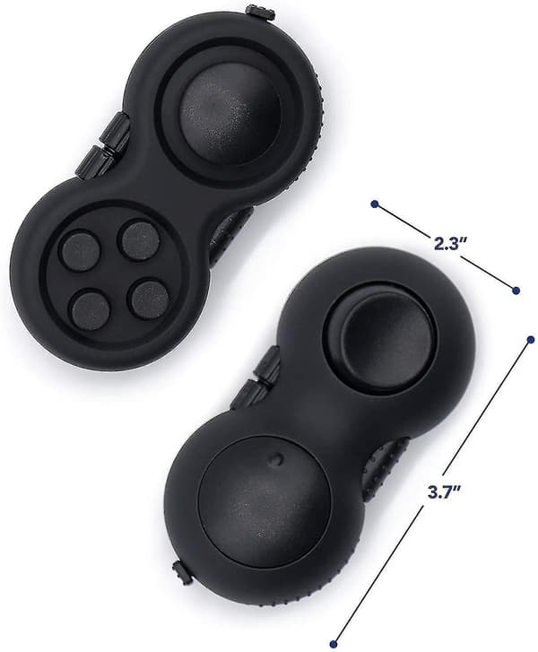 Fidget Pad - Perfekt til Hudplukning - Angst og Stressaflastning - Fidget Legetøj