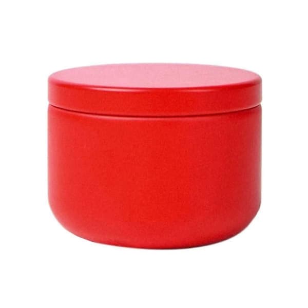 12 stk. runde dåser 54x40mm tedåser til løs te kaffe krydderi slik opbevaring Multicolor