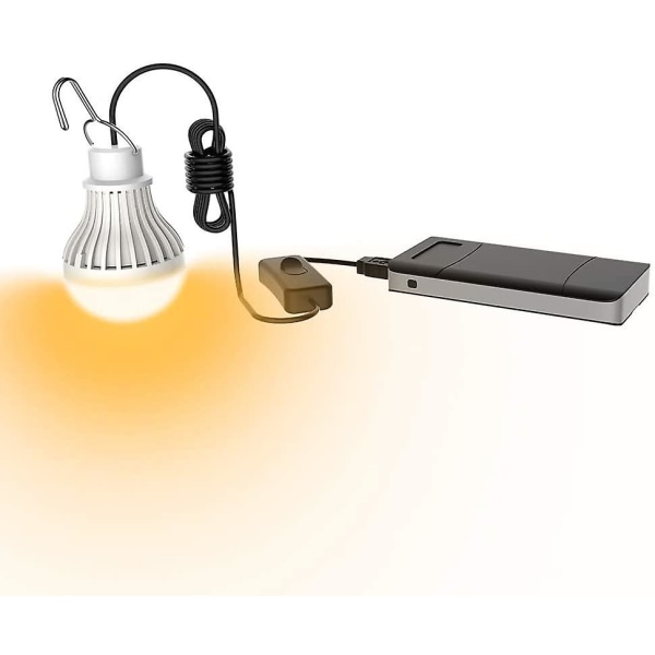 5w bärbar USB led campinglampa tältlampa idealisk för vandring och fiskecamping