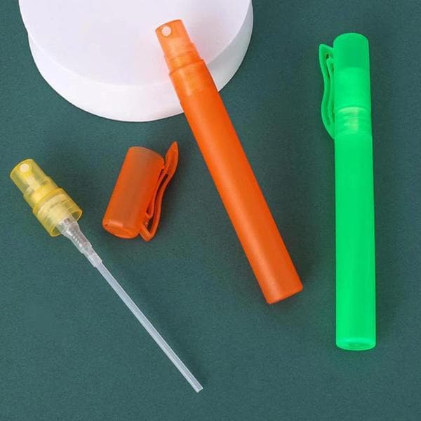 12 stk mini sprayflasker farvede parfumeflasker penparfumeflasker bærbare tomme sprayflasker