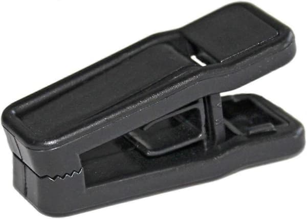 20 robuste slanke sorte tøjklemmer i plast til tøj/kjoler/bukser/sokker/undertøj, sort
