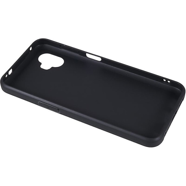 För Samsung Galaxy Xcover6 Pro 5G phone case med matt yta anti-scratch TPU telefonfodral-svart