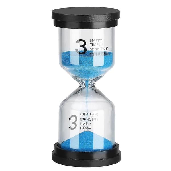 6-pack Sandglas Sand Timer Set, Färgglada Timglas för Hem & Kök