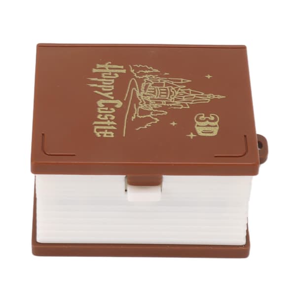 Dinosaur Folding 3d Stereo Book Keychain Mini Foldable 3d Book Key Ring For Decorating