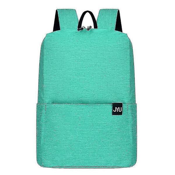 Casual Kvinnor Män Vattentät ryggsäck Bärbar Reseskola Laptopväskor Studentryggsäck Flerfärgad Kvinnlig dragkedja Ryggsäckar Light Green