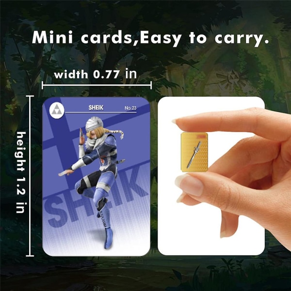 38st/ set Nfc Amiibo-kort kompatibla med The Legend of Zelda Breath Of The Wild Tears Of The Kingdom Linkage-kort