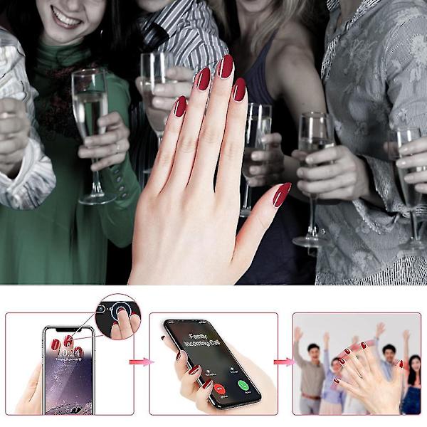 Smart Nail Chip Nfc Fitness Monitoring -toiminto ja GPS-seurantalaite Mini Tracker