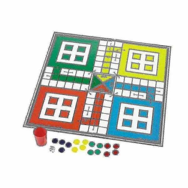 Ny Ludo &amp; Snakes Ladders Brädspel med barn (familjespel) Gratis skepp