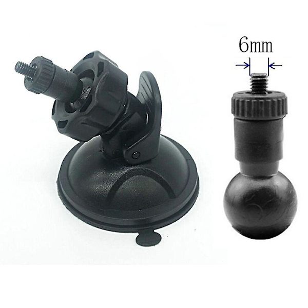 Universal Driving Recorder Base imukuppikiinnityspidike Imuteline Jalusta Autoteline GPS-puhelinteline Kameratuki| | 6mm Interface
