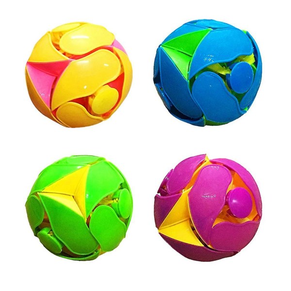 8 cm Magic Ball Farge Flipping Pitch Switch Dekompresjonsleketøy Tilfeldig Barn Bursdagsgave Håndkast