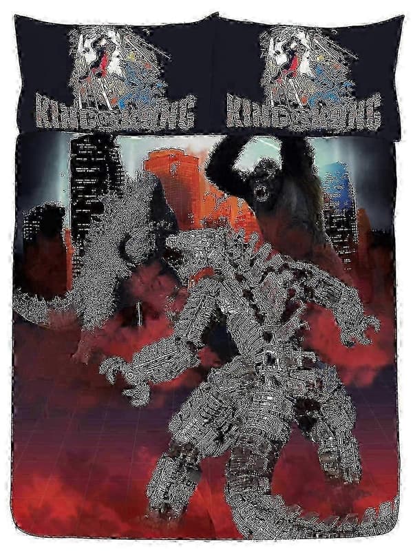 Godzilla Vs Kong Dynebetræk og Pudebetræk Sæt