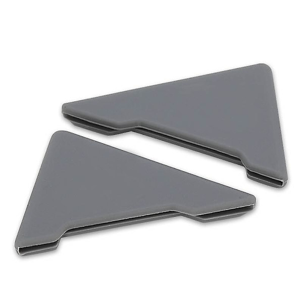 2kpl / set Auton etuoven kulman törmäyssuoja autooven puskurille Silikoni naarmuuntumaton auton ulkotarvikkeet| | 2pcs gray