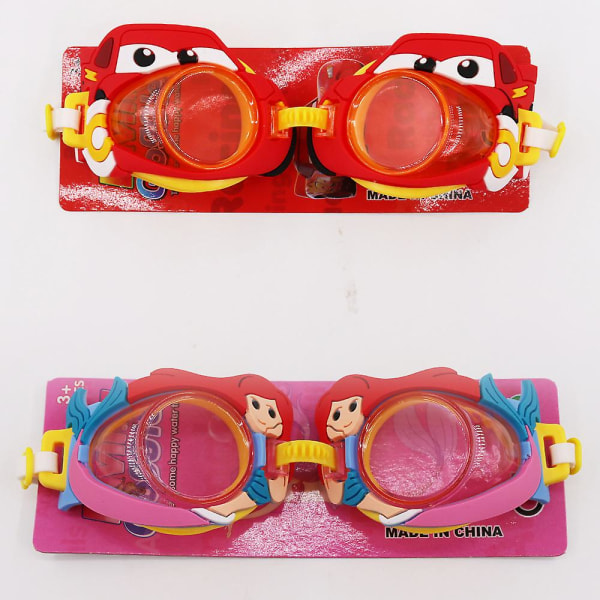 Svømmebriller Tegnefilm Svømmebriller Anti-tåge Vandtæt til børn