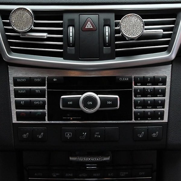 Auto Interiör Mittkonsol Knapp Panel Brytare Panel Dekorativt cover Trim för W212 E Klass 2009-