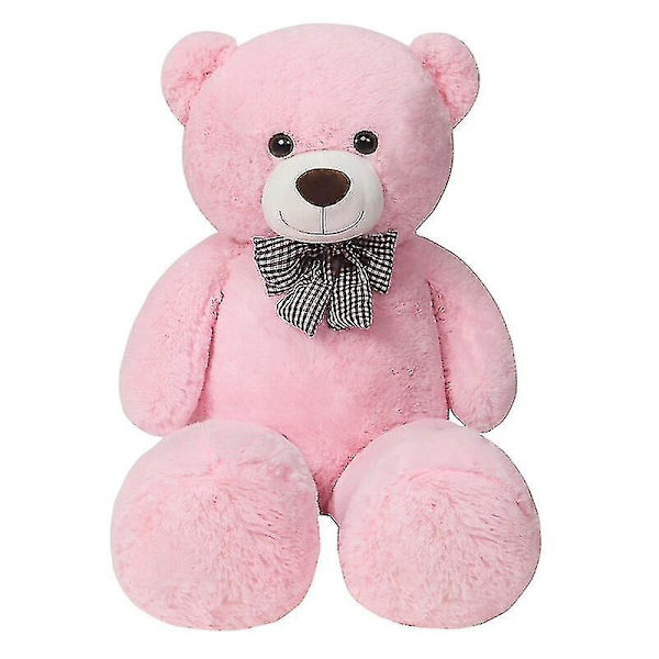 Jättiläinen 105/125/145cm Pehmo Nalle Pehmolelut Ruskea Karhu Super B Pink 125cm