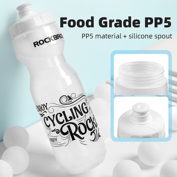 Polkupyörän pulloteline 600-700 ml Pyöräily Fitness Juoksu Urheilu Vesipullo Mtb Maantiepyörän mukitelineen pidikkeen tarvikkeet - Polkupyörän pullon pidike Transparent Grey